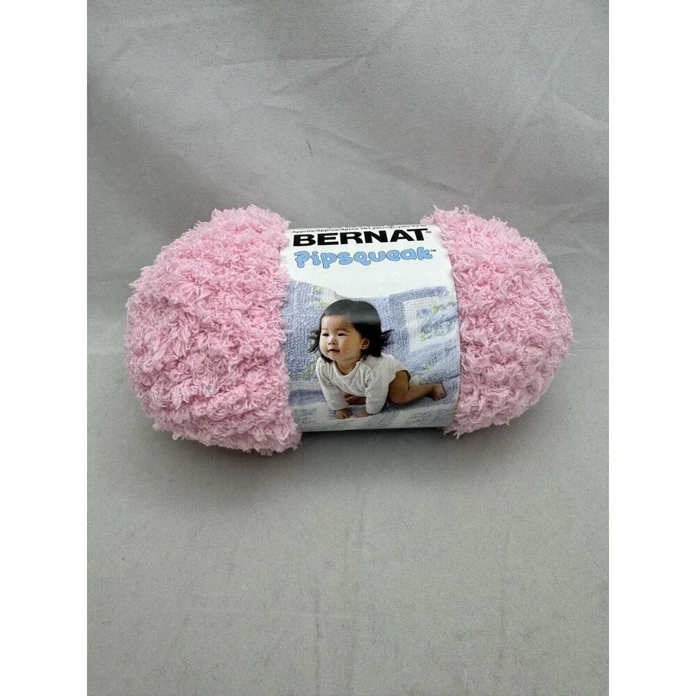 Bernat Pipsqueak Baby Yarn Tickle Me Pink Skein 3.5 oz